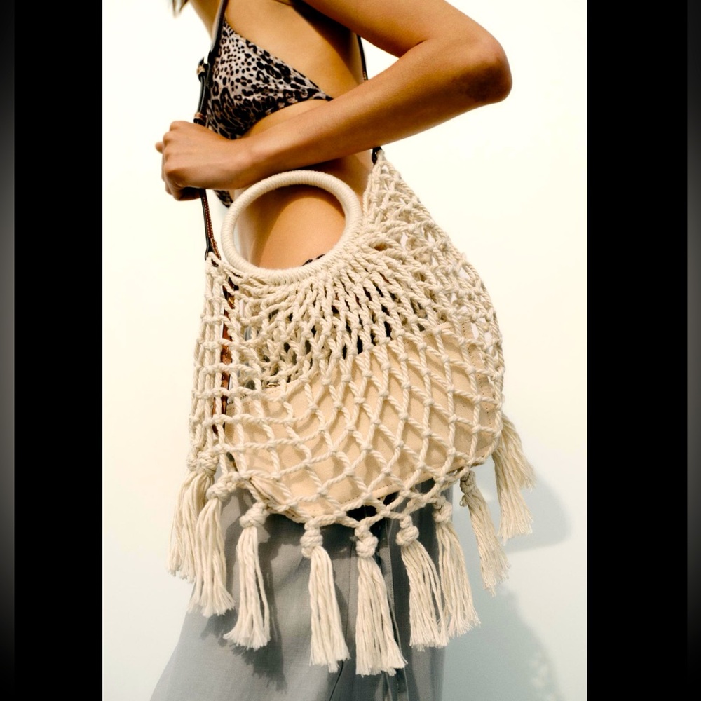 MACRAMÉ SHOPPER BAG